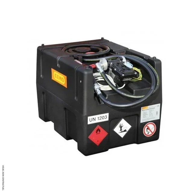 Tanque Móvel Gasolina 190L ADR Bomba 12V CEMO Easy Mobil sem Tampa
