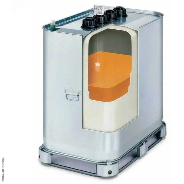 Cuve mobile 700L acier PEHD VET Thermobile fioul gasoil GNR