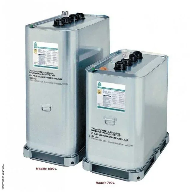 Cuve mobile 700L acier PEHD VET Thermobile fioul gasoil GNR