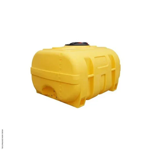 Serbatoio Acqua PE 1000L CEMO Trasportabile con Telaio di Fissaggio Contenitore Industriale