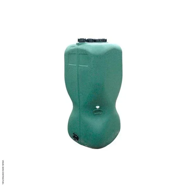 Cuve PEHD 750L eaux pluviales verte opaque anti-algues CEMO