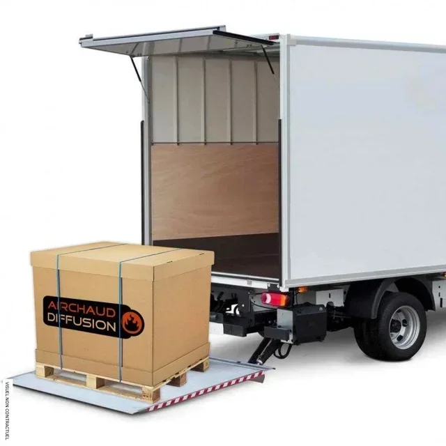 Scarico con sponda idraulica AIRCHAUD - Consegna sicura merci