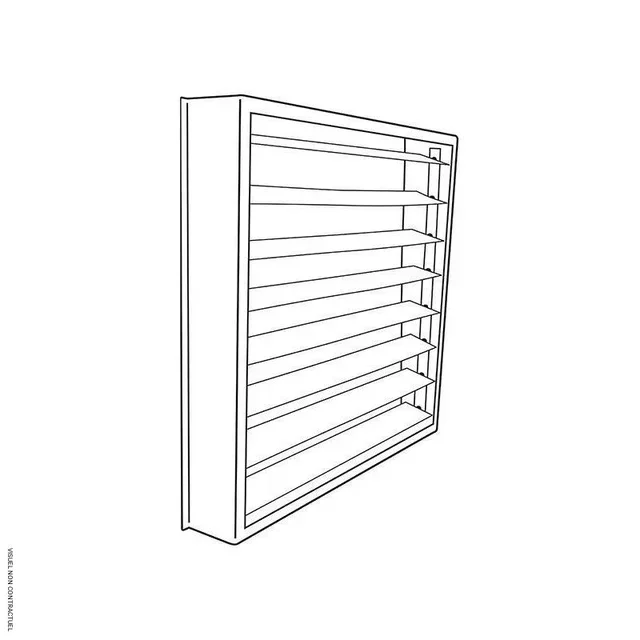 Verstellbarer Lamellenablenker Panther 6-15kW PLR15 Frico Luftschleier