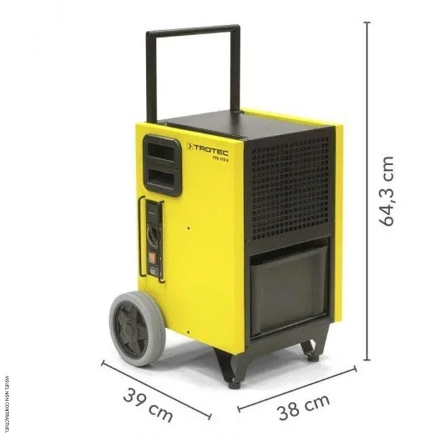 Déshumidificateur chantier TTK 175 S 50L/j Trotec - Professionnel robuste