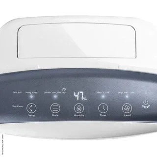 Desumidificador Trotec TTK 73 E 24L/dia Design Metálico com Higróstato e Função Swing para 50m²