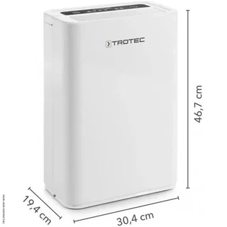 Deshumidificador Silencioso Trotec TTK 52 E 16L/día - Control Automático de Higróstato