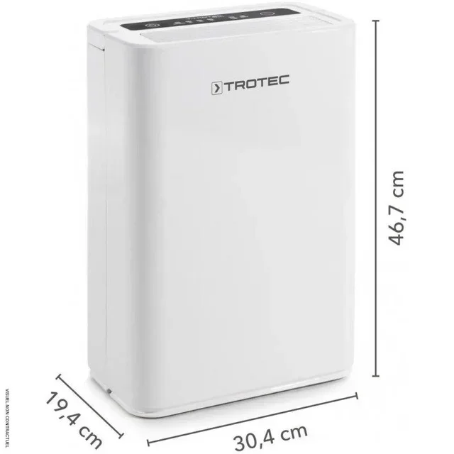 Deshumidificador Silencioso Trotec TTK 52 E 16L/día - Control Automático de Higróstato