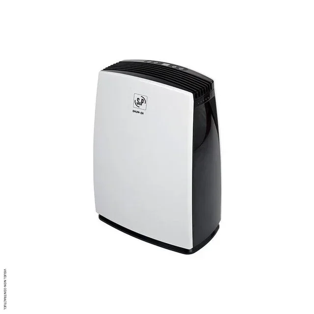 UNELVENT DHUM 20 EN Luftentfeuchter 20L/Tag Leise mit digitalem Hygrostat