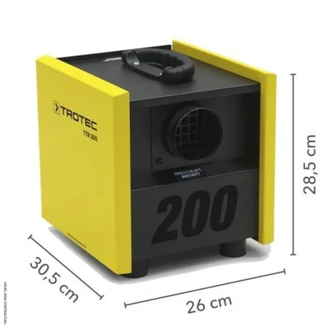 Déshumidificateur à adsorption TTR 200 Trotec compact professionnel