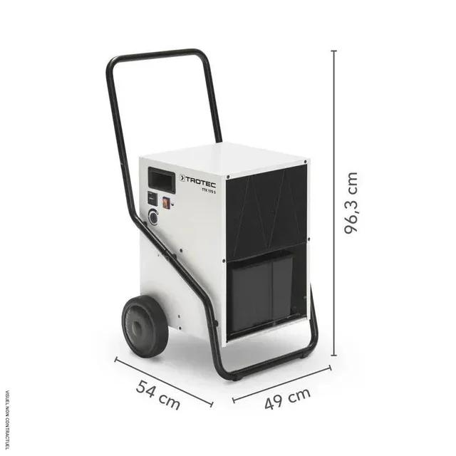 Déshumidificateur chantier TTK 170 S TROTEC 50L/j gaz chaud 180m²