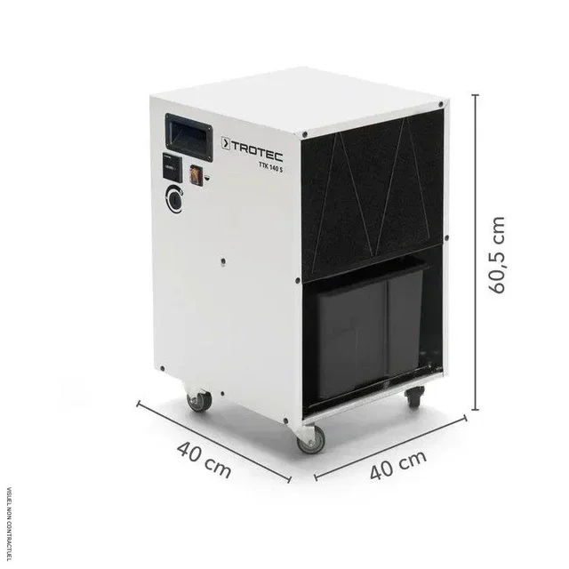 Déshumidificateur chantier TTK 140 S gaz chauds TROTEC professionnel mobile