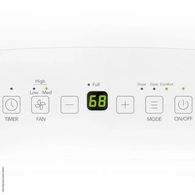 Deshumidificador portátil Trotec TTK 54 E 18L/día blanco diseño compacto