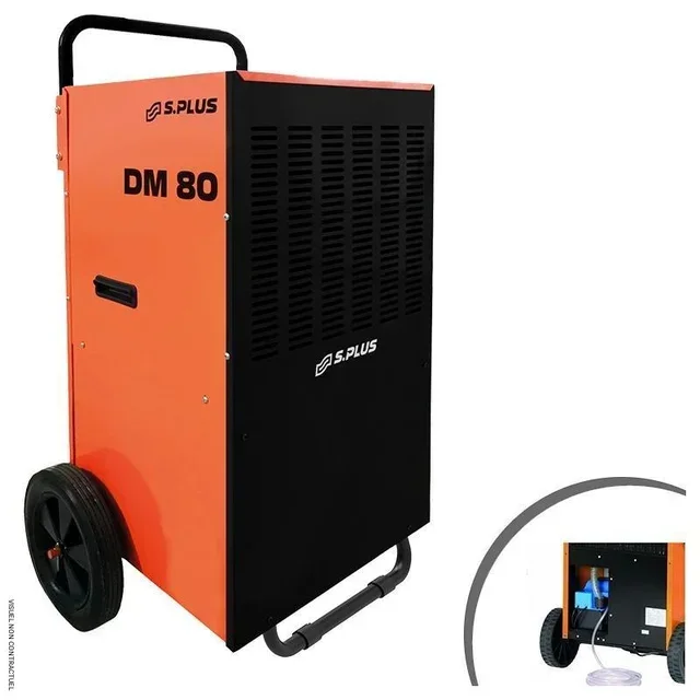 Déshumidificateur professionnel DM 80.1 P avec pompe de relevage 4,5m SPLUS