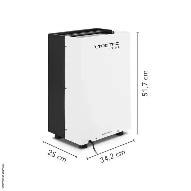 Deshumidificador Trotec TTK 105 S - 105L/día con contador de horas
