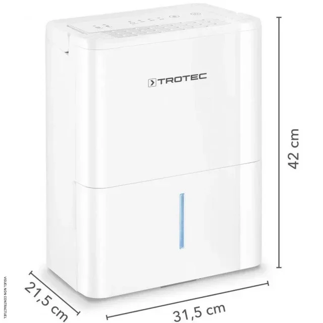 Trotec TTK 32 E Luftentfeuchter 14L/Tag für Räume bis 15m² - Automatischer Hygrostat