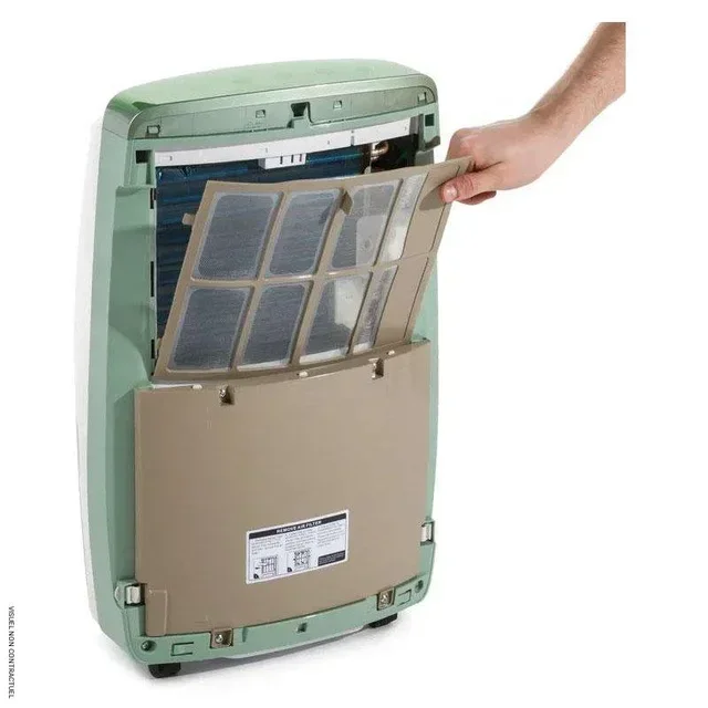 Déshumidificateur Trotec TTK 68 E 24L/j design vert métallisé mobile