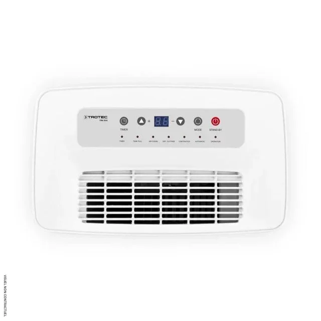 Desumidificador Trotec TTK 72 E 24L/dia - Capacidade 50m² com indicador LED de higrometria e função SuperDry