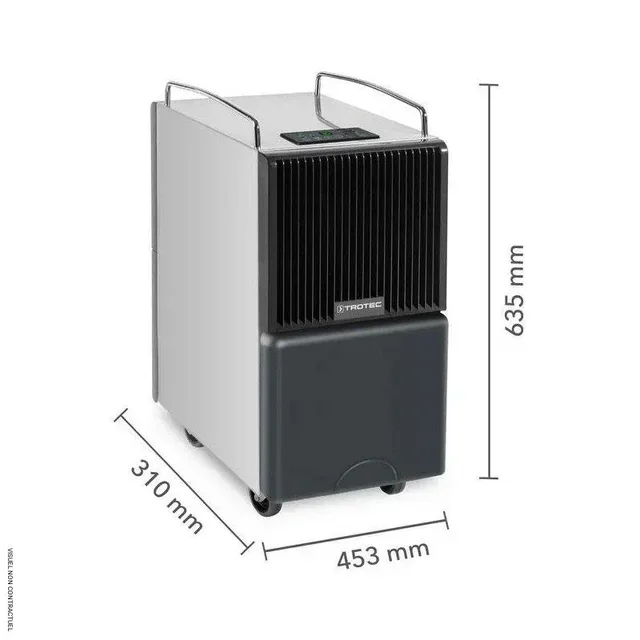Déshumidificateur Trotec TTK 120 E 30L/j gaz chaud professionnel