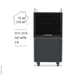Déshumidificateur Trotec TTK 120 E 30L/j gaz chaud professionnel