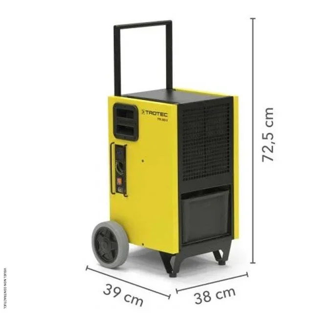 Déshumidificateur professionnel Trotec TTK 355 S 70L/j à gaz chaud