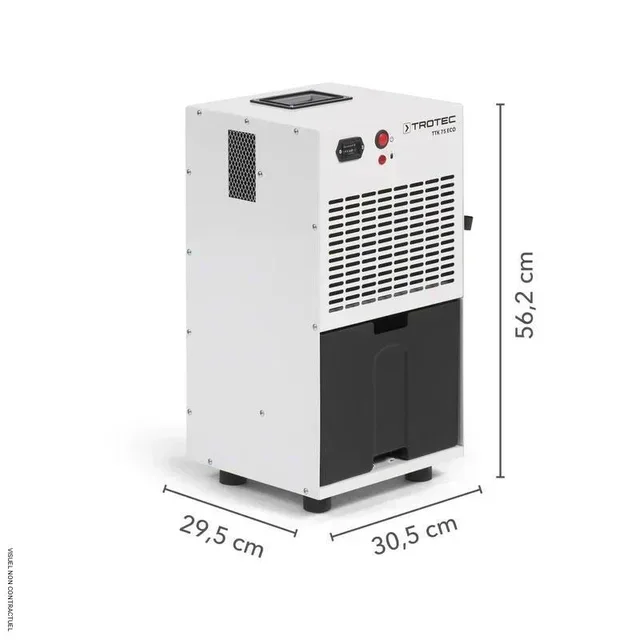 Déshumidificateur Trotec TTK 75 ECO 24L gaz chaud chantier