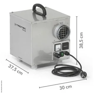 Desumidificador por adsorção Trotec TTR 160 aço inoxidável produção armazenamento