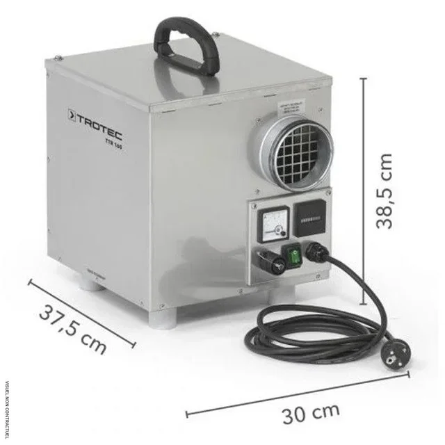Déshumidificateur à adsorption TTR 160 Trotec en inox pour production et stockage