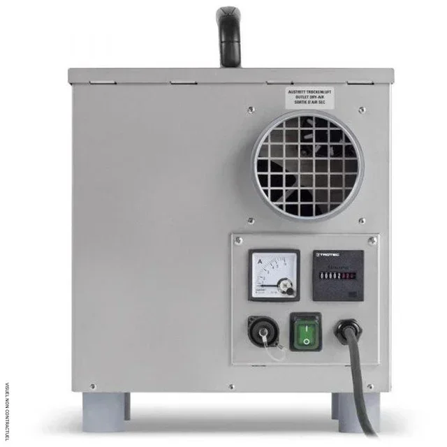 Desumidificador por adsorção Trotec TTR 160 aço inoxidável produção armazenamento