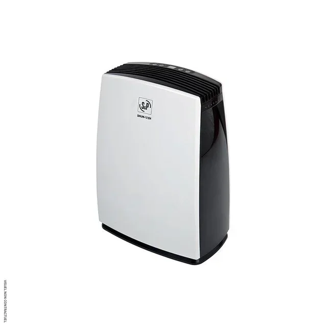 UNELVENT DHUM 12 EN Kompakter Luftentfeuchter 12L/Tag mit digitalem Hygrostat