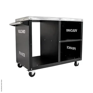 Desserte VULCANO multifonction pour four à pizza et barbecue avec rangement