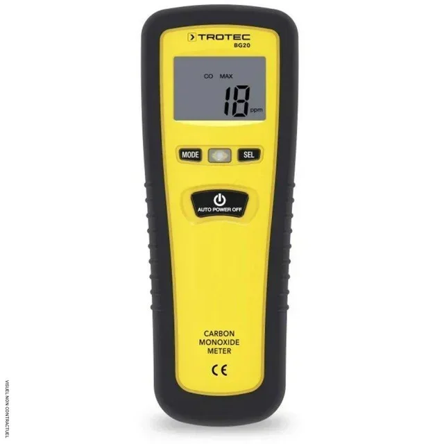 Détecteur CO portable BG20 TROTEC mesure 0-1000 ppm avec alarme sonore