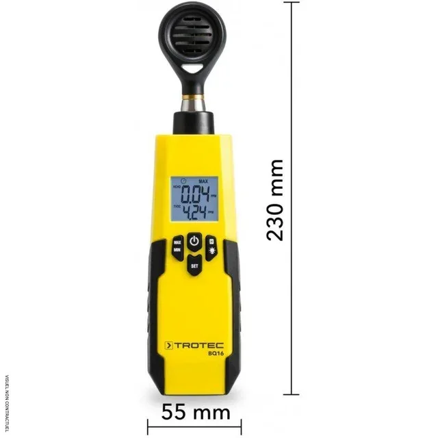 Détecteur formaldéhyde HCHO & COVT BQ16 Trotec - Mesure qualité air intérieur