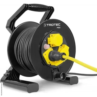 TROTEC PVD2 Enrolador Cabo 25m IP54 3,6kW Obra Construção Industrial