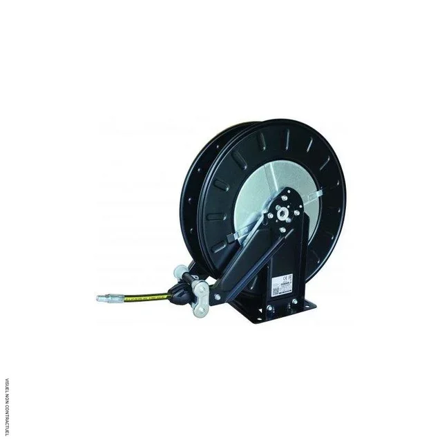 Enrouleur graisse CEMO 15m 600 bar DN8 carrossé ouvert