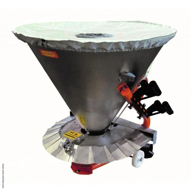 Épandeur SA260 inox 260L CEMO - Sel sable engrais tracteur