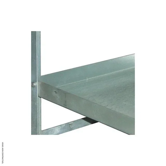 Étagère rétention 20L acier galvanisé CEMO - stockage sécurisé