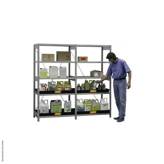 5-stufiges Erweiterungsmodul CEMO 30L verzinktes Stahlregal