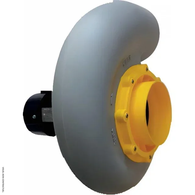 Estrattore centrifugo Polypro VCPM15 Axelair 270mm monofase polipropilene industriale