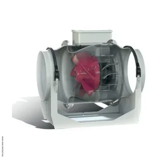 Extractor Helicocentrífugo Temporizado LINEO XLT160 Ø156mm VORTICE-AXELAIR