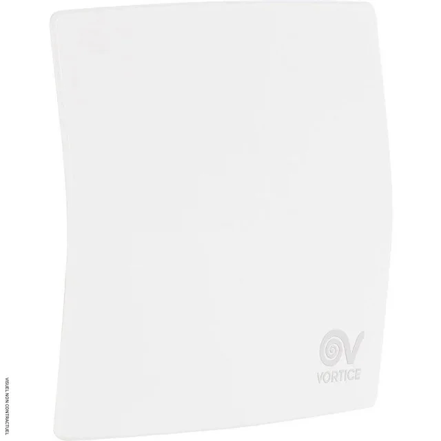 Smooth white Vortice Axelair design facade - modern ventilation