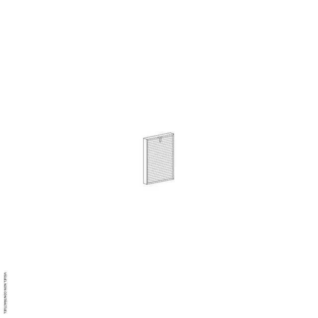 Filtre antibactérien EPA H10 HL400 Sovelor-Dantherm 99% bactéries