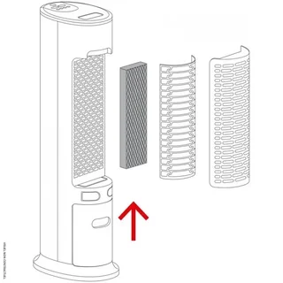 Verdampferfilter PAE 30 - TROTEC - Wabenstruktur