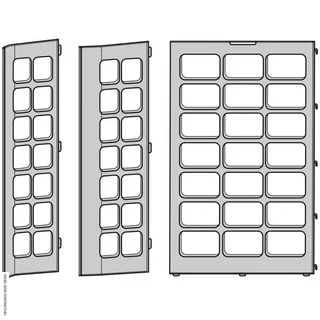 Filtros de substituição PAE 31 Trotec - Pack de 3 filtros de ar para resfriador de ar