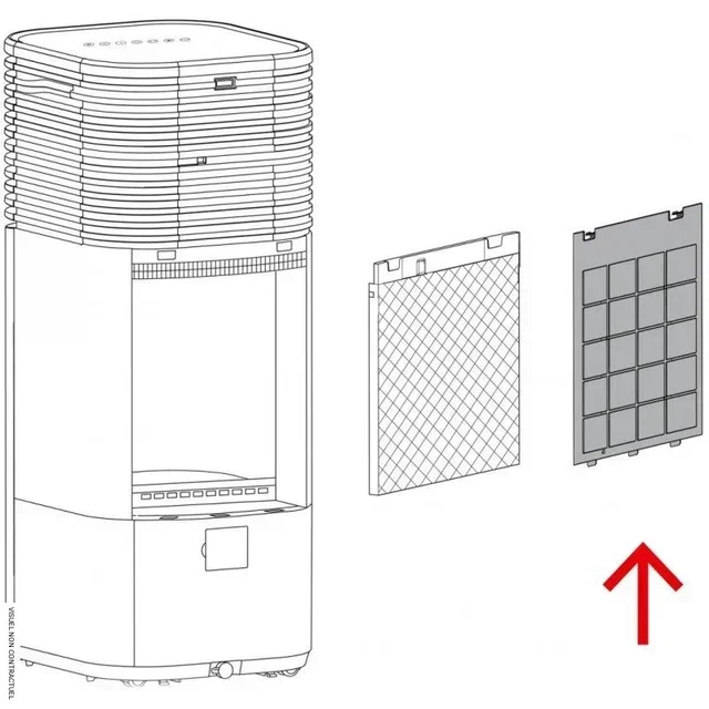 Filtro de repuesto Trotec PAE 49/50 para purificador de aire