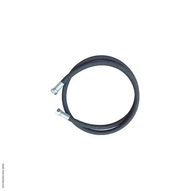 Flexible distribution hose DN19 8m 2 connectors 1" CEMO rubber