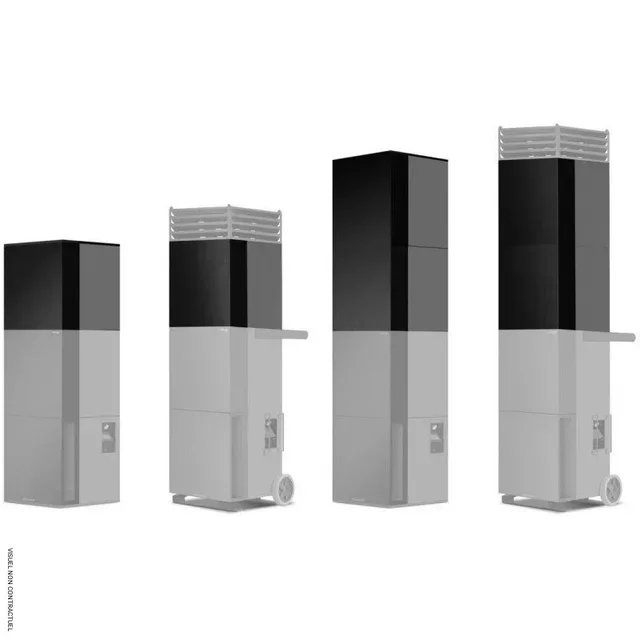 FlowExtender Silence+ blanc 50 cm pour purificateur d'air TAC Trotec