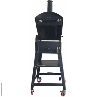 Horno de pizza 2 en 1 VULCANO Tradi BBQ exterior leña barbacoa