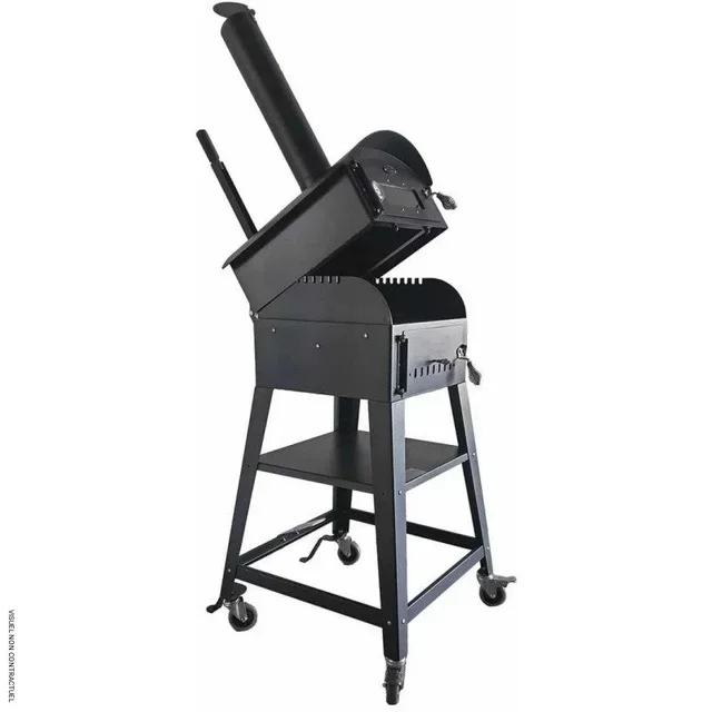 Four à pizza 2 en 1 barbecue VULCANO Tradi BBQ extérieur bois