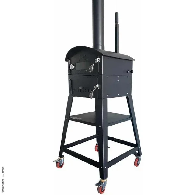 Horno de pizza 2 en 1 VULCANO Tradi BBQ exterior leña barbacoa