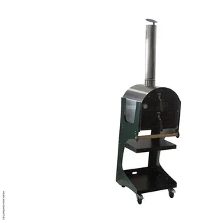 Horno de pizza a leña Efala VULCANO 400°C móvil 46cm horno portátil exterior